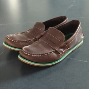 Sperry Top-sider Brown Leather Penny Loafers - 10